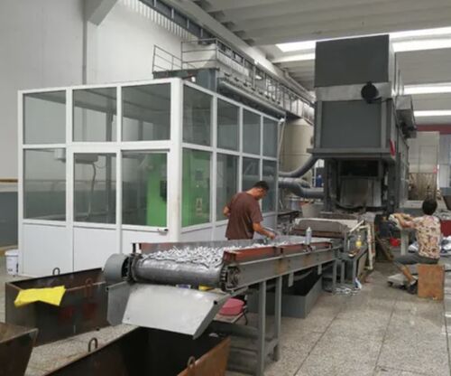 mais recente caso da empresa sobre Equipamento de galvanização por imersão quente entregue a um fabricante de corrimões de estrada na Tailândia