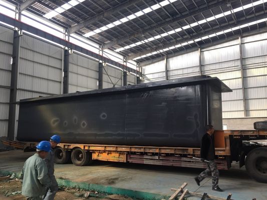 Resistente à corrosão galvanize o tanque, tanques de água duráveis do zinco com parte inferior redonda