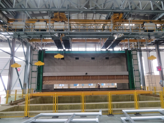 Linha de galvanização de aquecimento eléctrico totalmente submersa para todos os tipos de aço