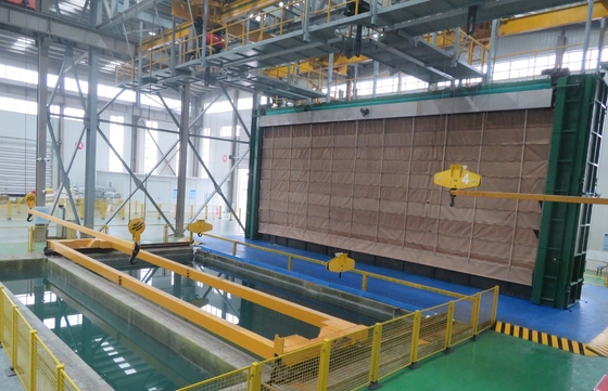 Linha de galvanização de aquecimento eléctrico totalmente submersa para todos os tipos de aço