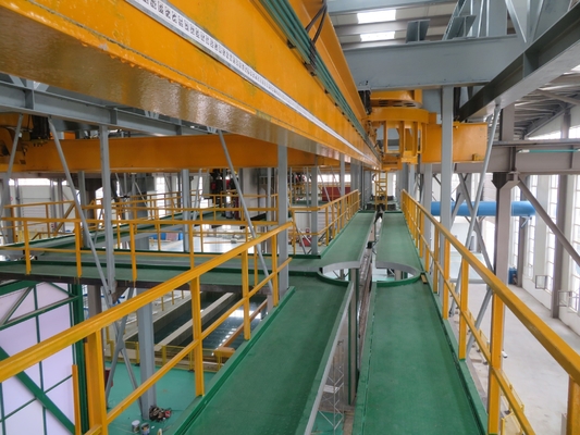 Linha de galvanização de aquecimento eléctrico totalmente submersa para todos os tipos de aço