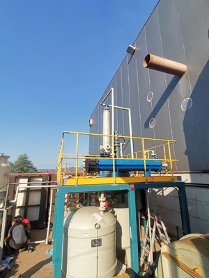 Sistema de remoção de fumo químico potente 1000m3/h Fluxo de ar 900 Pa Torre de purificação para industrial