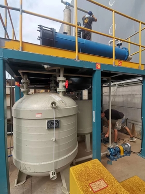 Sistema de extração de fumo industrial de ácido de frequência 50/60Hz com construção de aço inoxidável