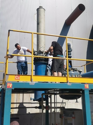 Sistema de extracção de vapor de ácido de aço inoxidável 1200 mm x 800 mm x 1500 mm para extracção em instalações industriais