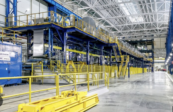Linha de galvanização de aquecimento de água garantindo uma superfície lisa e brilhante