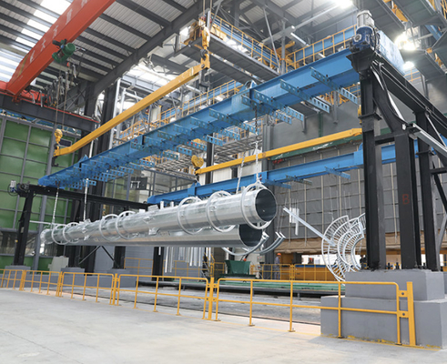 Cor personalizável 2.0~3.0mm Precisão de temperatura de controle Hot Dip Galvanizing Line