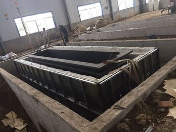 Equipamento de galvanização por imersão a quente com detecção de fugas
