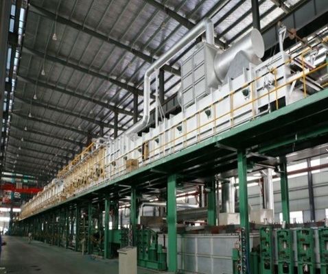 Equipamento de galvanização por imersão a quente controlado por PLC de banho de cerâmica / metal 40-100 Microns